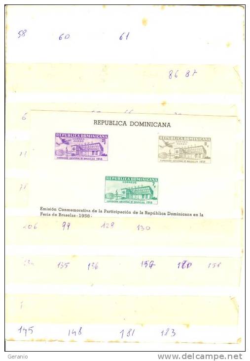 FOGLIETTO ESPOSIZIONE BRUXELLES 1958 NUOVO - Dominica (1978-...)