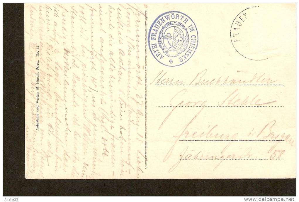 Germany, Fraueninsel Im Chiemsee - Aufnahme Und Verlag M. Hauch, Prien Nr.23 - Stempel With Stamp - Rosenheim