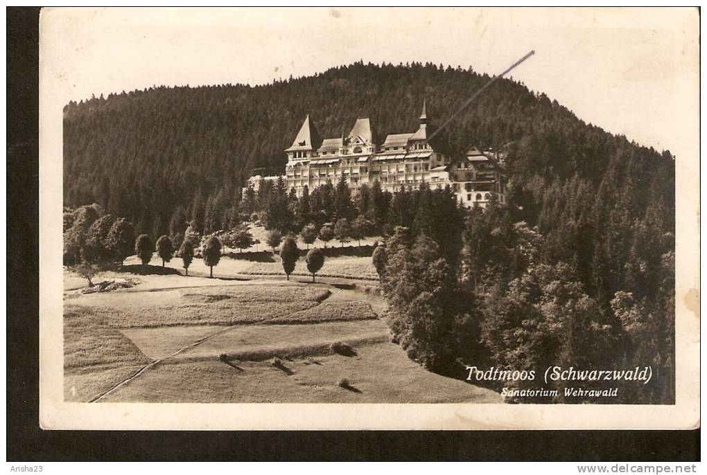 Germany, Todtmoos ( Schwarzwald ) - Sanatorium Wehrawald - Photohaus Karl Seufert - Echte Photographie Real Photo - Todtmoos