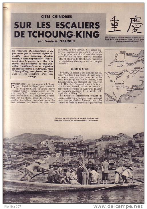 Sur Les Escaliers De   Tchoung-king    Chine China Tchoungking - Non Classés