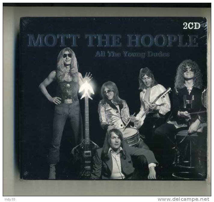 - ROCK . DOUBLE CD DE MOTT THE HOOPLE SOUS BLISTER .  SOUS BLISTER . " ALL THE YOUNG DUDES ". - Rock