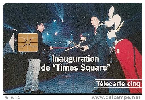 CARTE-PRIVEE-5U-GN97-GEM  -01/95-DISNEYLAND TIMES SQUARE-UT ILISE-TBE-    LUXE - 5 Unités