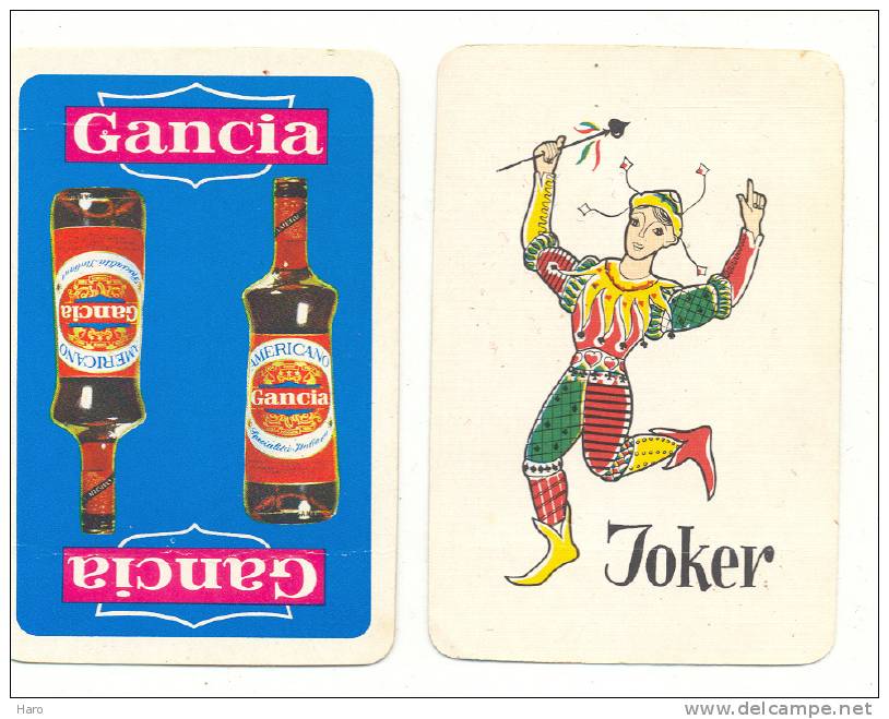 JOKER - Carte à Jouer - Publicité "Gancia"   (615)gr - Sonstige & Ohne Zuordnung