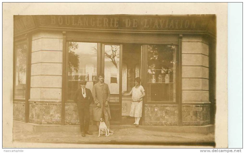 Le Blanc  Mesnil   Route De Flandre?  , Boulangerie De L'aviation , Carte Photo - Le Blanc-Mesnil