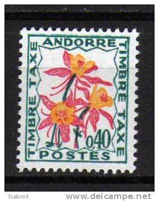 Andorre - Y&T N° 51 Taxe  Neuf Sans Trace De Charnière Luxe ** - Unused Stamps