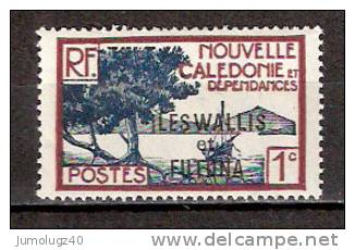 Timbre Wallis Et Futuna 1930 Y&T N° 43 **.  1c. Brun Carminé Et Bleu. Cote ???? € - Ungebraucht