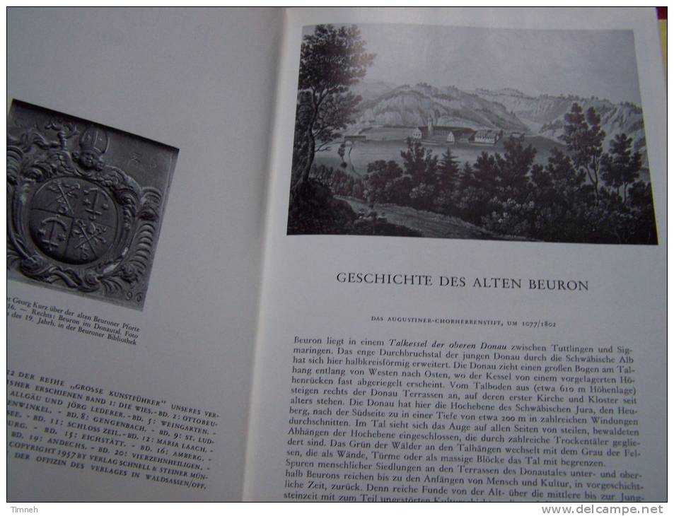 BEURON - DIE BENEDIKTINERABTEI IM DONAUTAL - Ursmar ENGELMANN O.S.B. -SCHNELL§STEINER - Cristianesimo