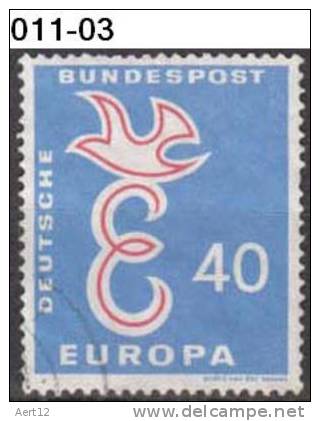 GERMANY, 1958,  Europa-CEPT, Cancelled (o), Sc. 791. - 1958