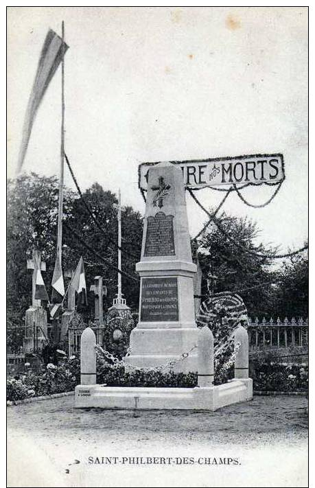 Cpa Saint Philbert Des Champs Le Monument Aux Morts - Other & Unclassified