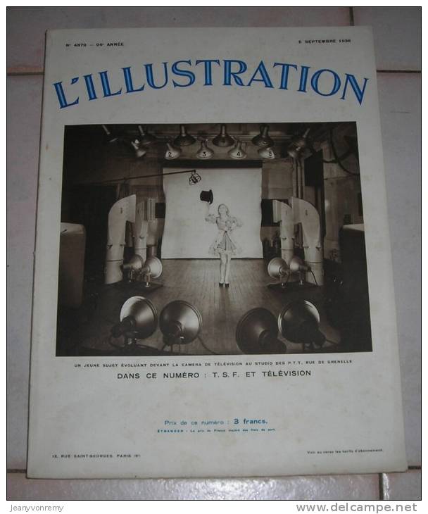 L´Illustration N°4879 - 5 Septembre 1936. T.S.F. Et Télévision. - L'Illustration