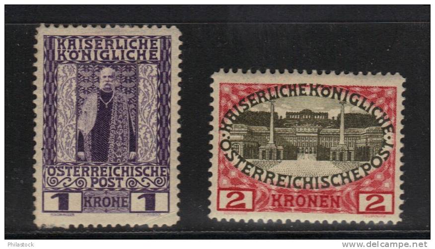 AUTRICHE N° 114 & 115 * - Unused Stamps