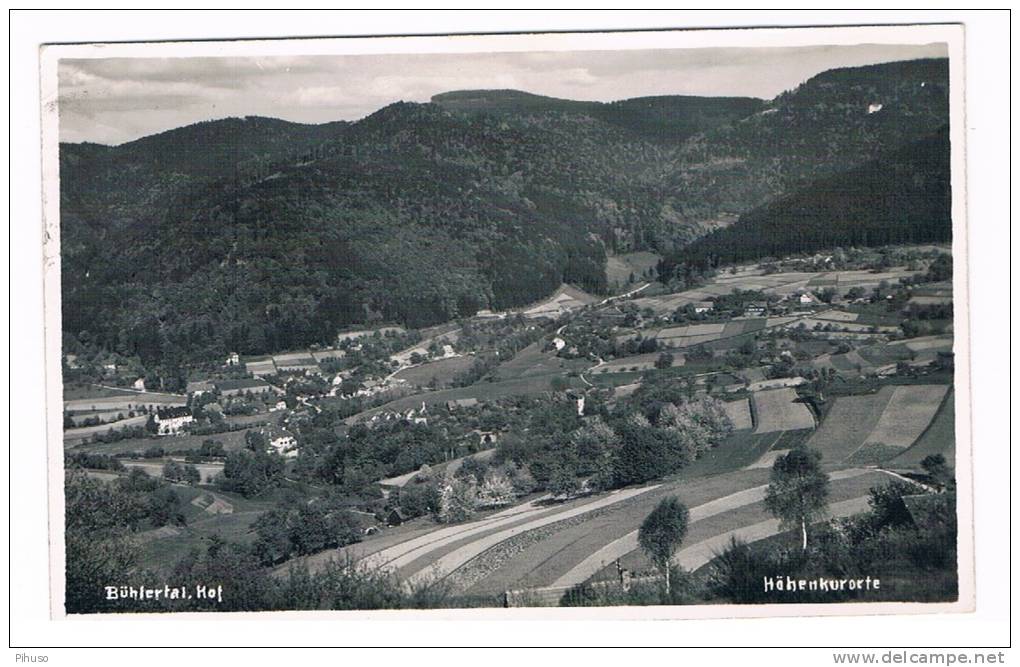 D2426    BÜHLERTAL,: Hof - Bühlertal