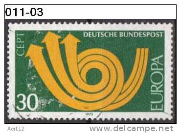 GERMANY, 1973, Europa;  Europa-CEPT, Cancelled (o), Sc. 1114. - 1973