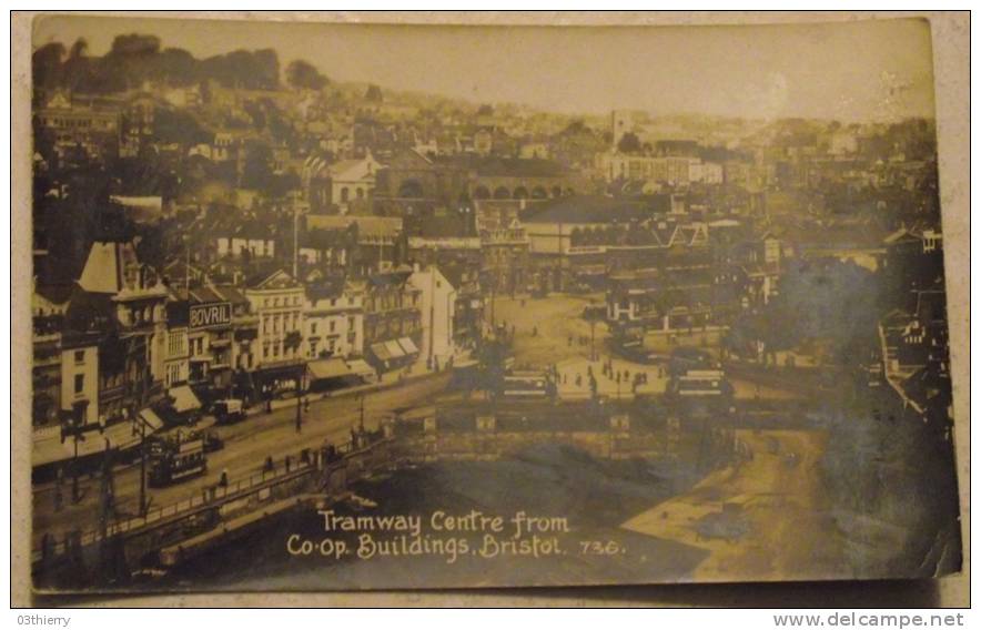 CPSM ANGLETERRE - TRAMWAY CENTRE FROM CO.OP BUILDINGS BRISTOL - Non Ecrite - - Bristol