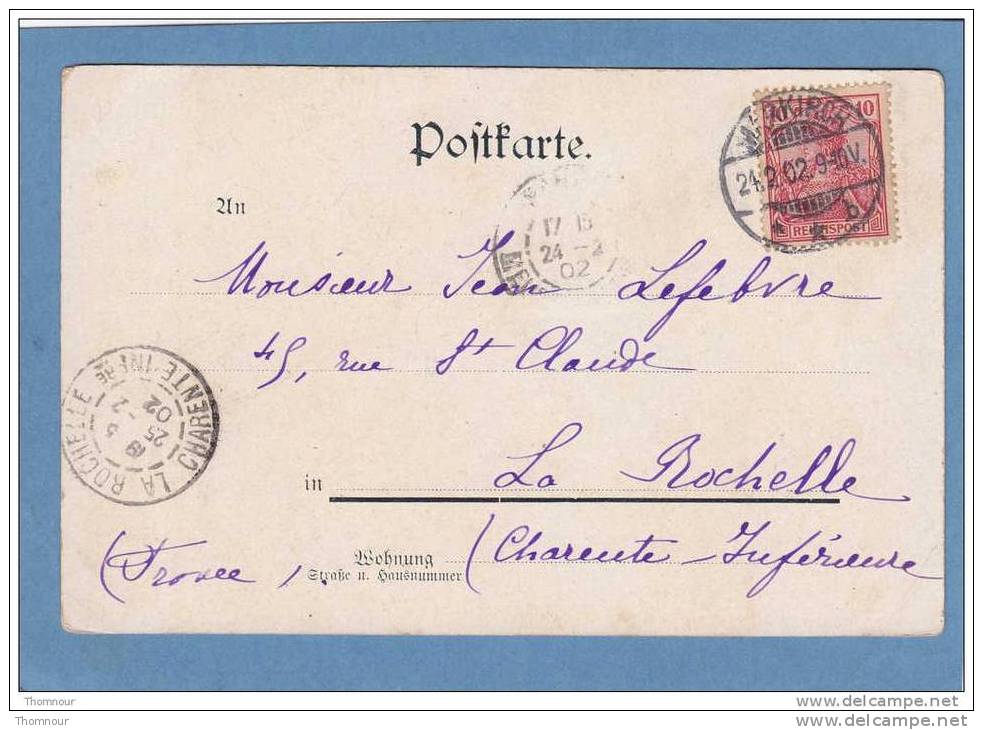 LOTHRINGERIN.  -  1902  -  CARTE PRECURSEUR  - - Lorraine