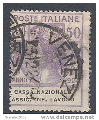 1924 REGNO USATO PARASTATALI 50 CENT - RR9681-3 - Strafport