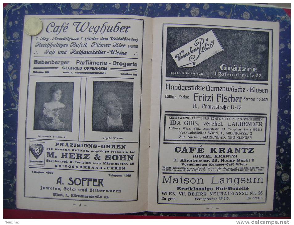 Austria-Wien-Deutsches Volkstheater-1918???        (k-1) - Theatre & Scripts