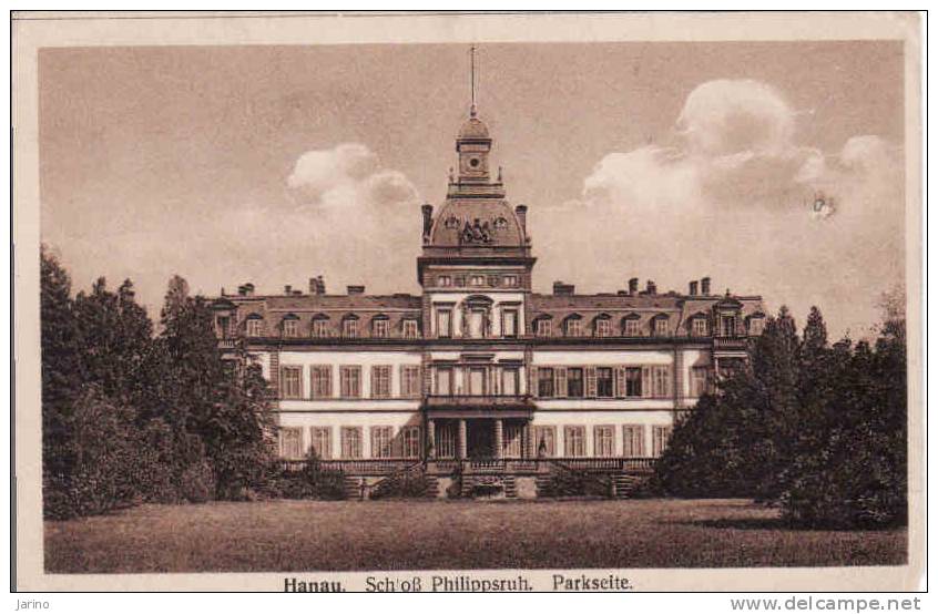 Deutschland >  Hessen >  Hanau, Schloss Philippsruh, Parkseite, Gelaufen Nein - Hanau