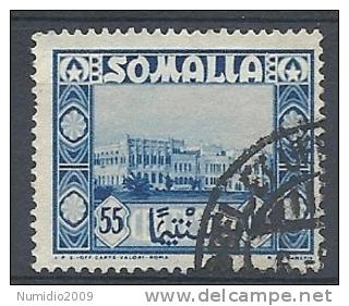 1950 SOMALIA AFIS USATO SOGGETTI AFRICANI 55 CENT - RR9695 - Somalia (AFIS)