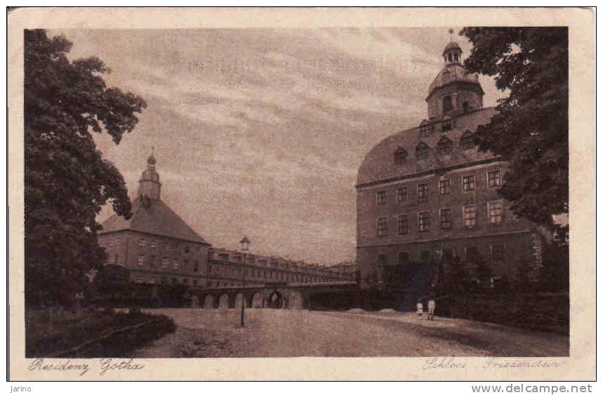 Deutschland >   Thüringen >  Gotha, 1922,  Schloss Friedenstein   Gelaufen Nein, 1922 - Hanau
