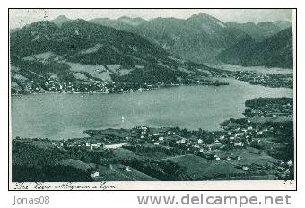 8182  BAD WIESSEE  MIT TEGERNSEE UND EGERN  ~ 1935 - Bad Wiessee