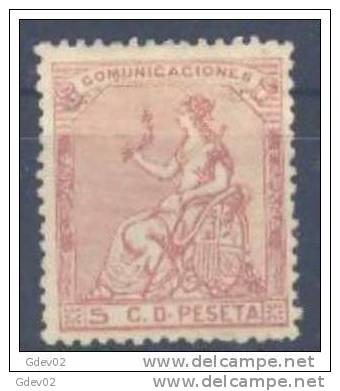 ES0132-L3672TO.España.Spai N.Espagne.ALEGORIAS  De España.1873.(Ed132).MUY BONITO - Sin Clasificación