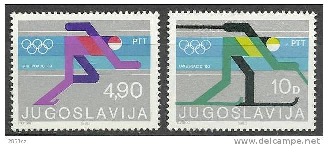 OLYMPIC GAMES LAKE PLACID 1980., Yugoslavia - Invierno 1980: Lake Placid