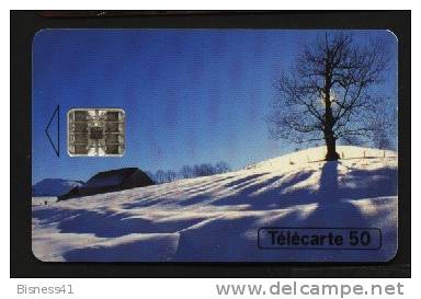 Télécarte 50u Utilisée Luxe   Hiver   F524A    Du 11 / 1994 - “600 Agences”