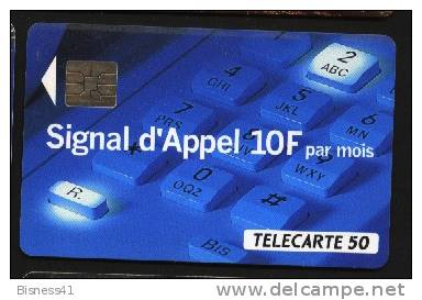 Télécarte 50u Utilisée Luxe  Signal D'appel 4    F421   Du 08 / 1993 - “600 Agences”