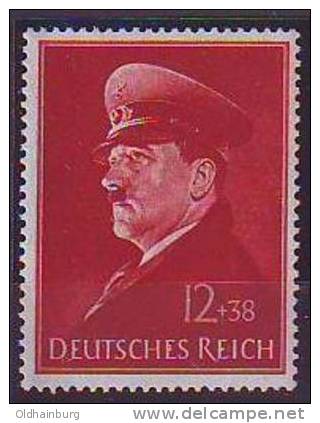 DR/ Österreich 1941, ANK 772x, 52. Geburtstag, Senkrechte Gummiriffelung, Postfrisch ** - Ungebraucht