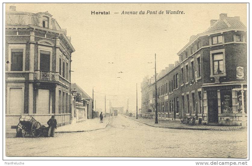 HERSTAL (4040) Avenue Du Pont De Wandre ( TRAM Au Loin + Marchand De Charbon ) - Herstal