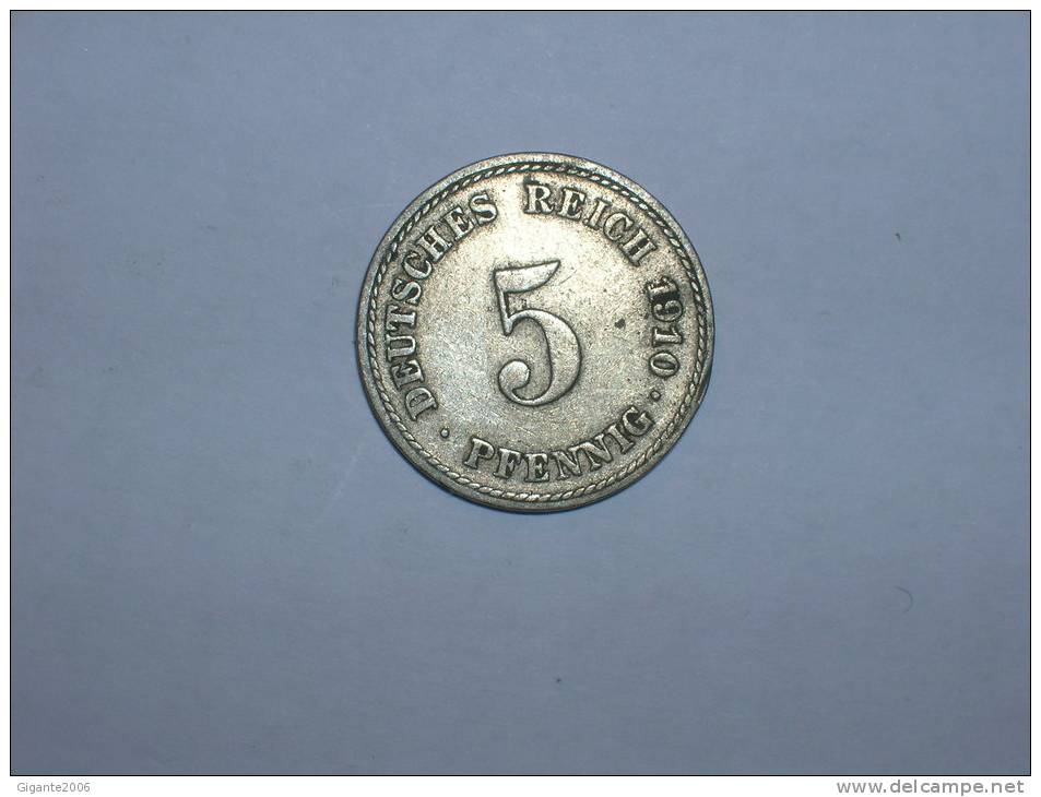 5 Pfennig 1910 F (315) - 5 Pfennig