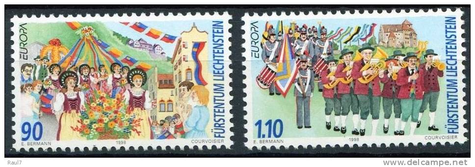 EUROPA-CEPT 1998 - Liechtenstein - 2V NEUF ** (MNH) - 1998