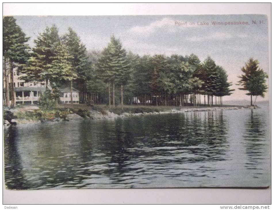 CPA Point Of Lake Winnipesaukee NH N.H. - Autres & Non Classés
