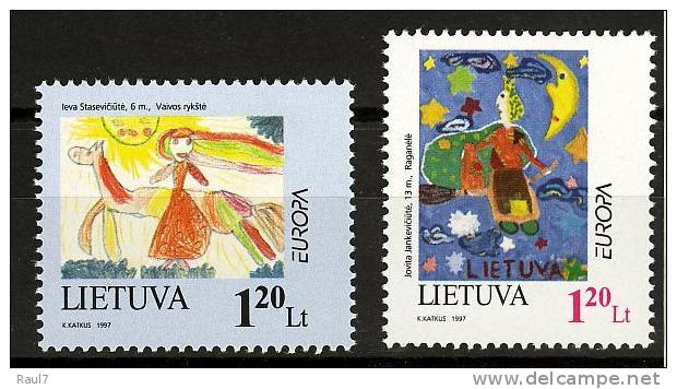 EUROPA-CEPT 1997 - Lituanie - 2V NEUF ** (MNH) - 1997