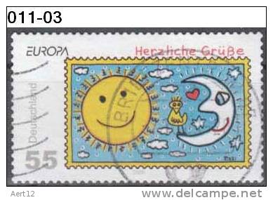 GERMANY, 2008,  Europa-CEPT, Greetings Types Of 2008; Kind Regards; Cancelled (o), Sc. 2484. - 2008