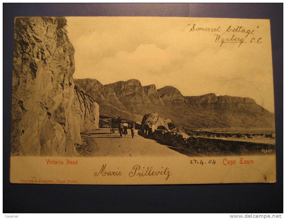 CAPE OF GOOD HOPE 1904 To Amsterdam Holland Netherlands Cycling Cycle Victoria Road Cape Town Capetown Wynberg Post Card - Kaap De Goede Hoop (1853-1904)