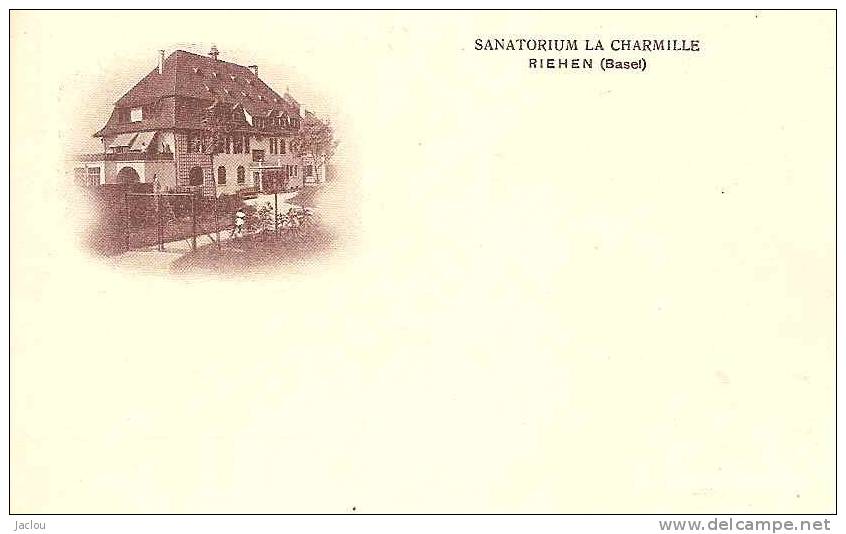 SANATORIUM LA CHARMILLE RIHEN   REF 24801 - Other & Unclassified