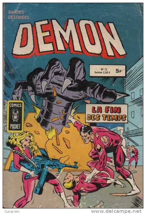 DEMON N° 12 BE AREDIT 1980 COMICS POCKET - Demon