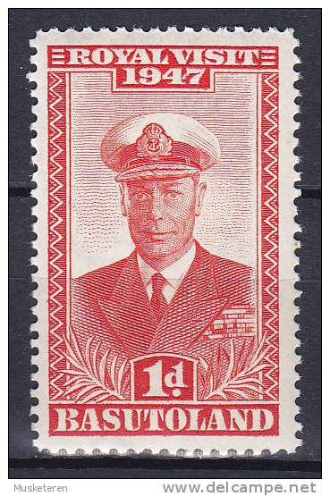 Basutoland 1947 Mi. 35      1 P Royal Visit Kong George VI. MNH** - 1933-1964 Colonia Británica