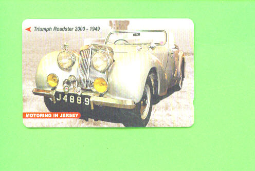 JERSEY - Magnetic Phonecard As Scan/Motor Car - [ 7] Jersey Und Guernsey