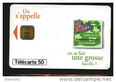 Télécarte 50u Utilisée Luxe  Banco On S'appelle     F869   Du 05 / 1998 - “600 Agences”