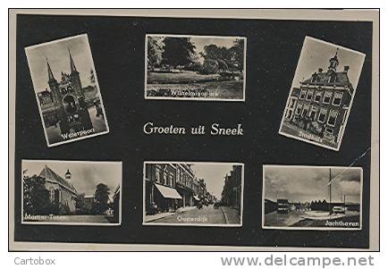 Sneek, Groeten Uit Sneek  (zesluik) - Sneek