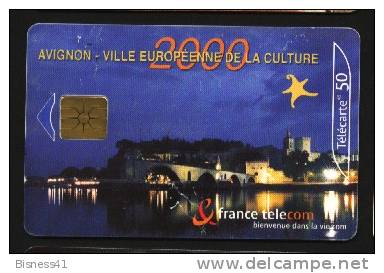 Télécarte 50u Utilisée Luxe  Avignon 2000     F1059   Du 05 / 2000 - “600 Agences”