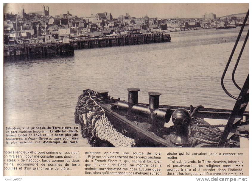 Terre Neuve  1957 Ile Des Brouillards  Saint Jean  Jacques Coulon - Autres & Non Classés