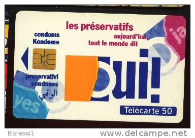Télécarte 50u Utilisée Luxe     Préservatifs: Oui !     F385   Du 07 / 1993 - 600 Agences