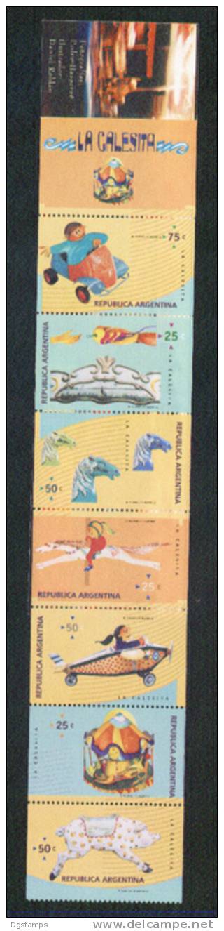 Argentina 1996 ** YT C1953A Carnet (booklet) Completo "La Calesita". Complete Booklet "The Carousel". - Unused Stamps