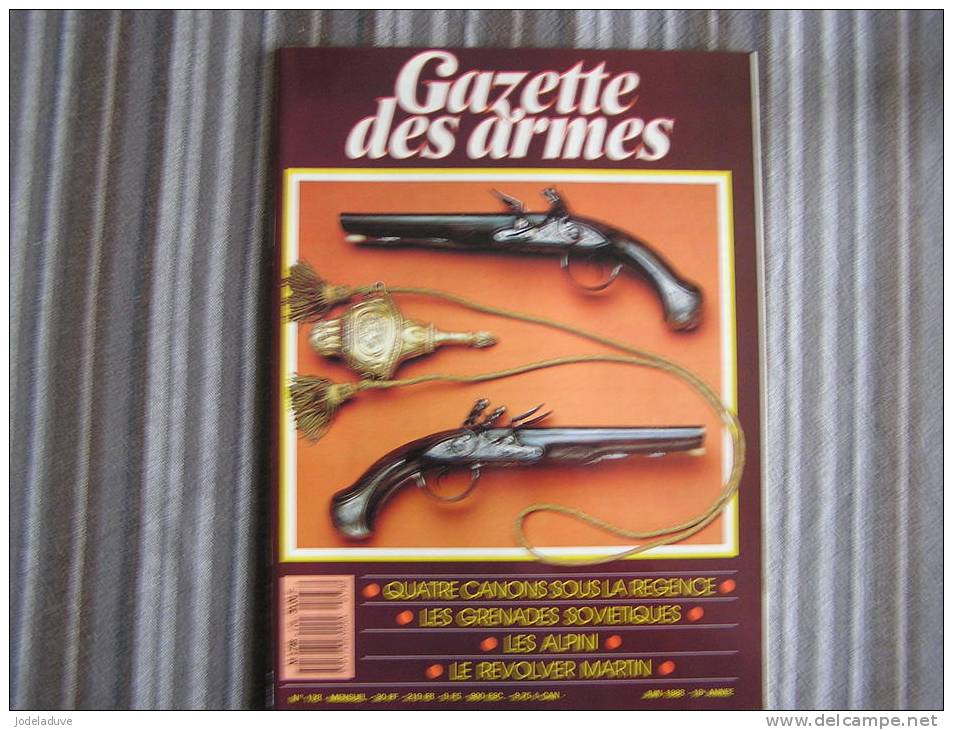 LA GAZETTE DES ARMES N° 178 Armement Pistolet Revolver Fusil  Baïonette Poignard Dague Guerre War WW I WW II Empire - Wapens