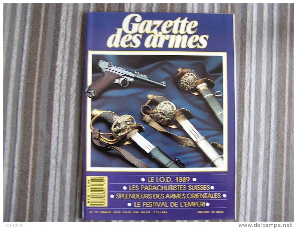 LA GAZETTE DES ARMES N° 177 Armement Pistolet Revolver Fusil  Baïonette Poignard Dague Guerre War WW I WW II Empire - Wapens