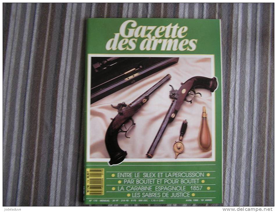 LA GAZETTE DES ARMES N° 176 Armement Pistolet Revolver Fusil  Baïonette Poignard Dague Guerre War WW I WW II Empire - Wapens